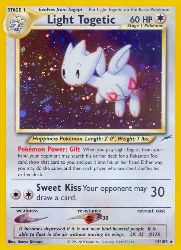 Light Togetic⁣ - Neo Destiny⁣ (Holo Rare)⁣ [15] English / Good / Normal