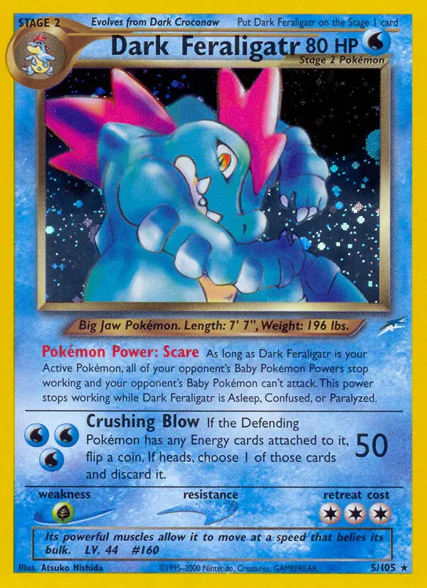 Dark Feraligatr - Neo Destiny (Holo Rare) [5] Kortspil