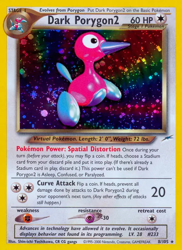 Dark Porygon2 - Neo Destiny (Holo Rare) [8] Kortspil