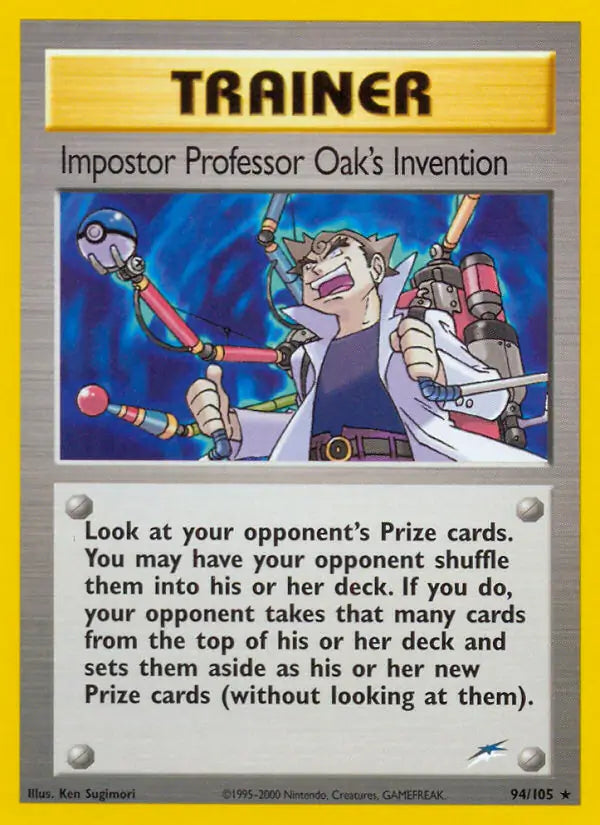 Impostor Professor Oak's Invention⁣ - Neo Destiny⁣ (Rare)⁣ [94] English / Excellent / 1st-Edition