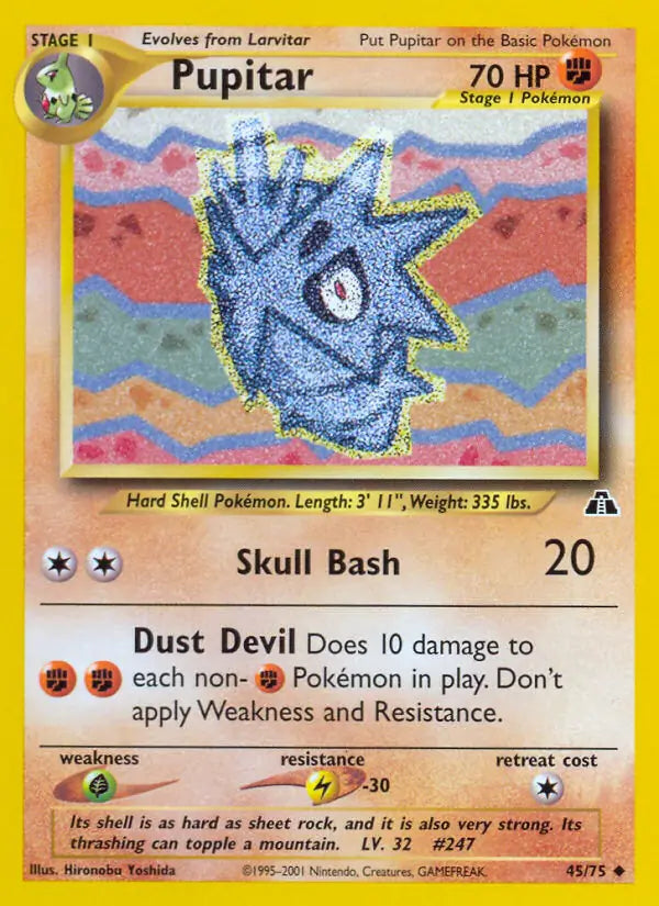 Pupitar⁣ - Neo Discovery⁣ (Uncommon)⁣ [45] English / Near Mint / 1st-Edition