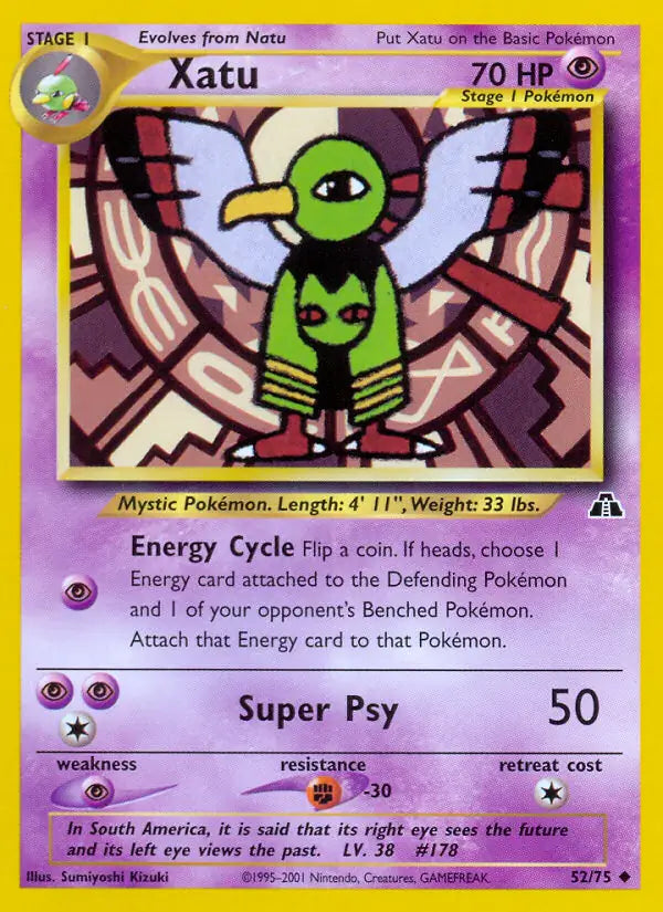 Xatu⁣ - Neo Discovery⁣ (Uncommon)⁣ [52] English / Near Mint / 1st-Edition