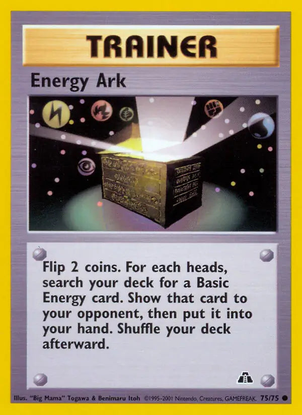 Energy Ark⁣ - Neo Discovery⁣ (Common)⁣ [75] English / Near Mint / Normal