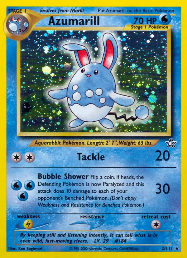 Azumarill - Neo Genesis (Holo Rare) [2] Kortspil