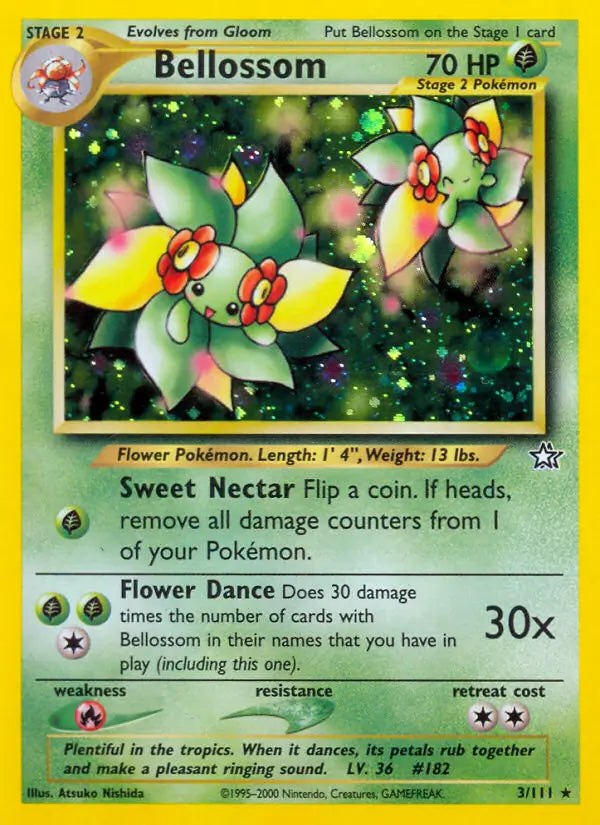 Bellossom - Neo Genesis (Holo Rare) [3] Kortspil