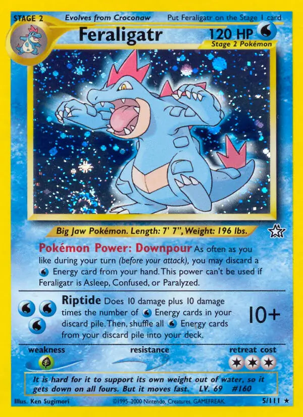 Feraligatr - Neo Genesis (Holo Rare) [5] Kortspil