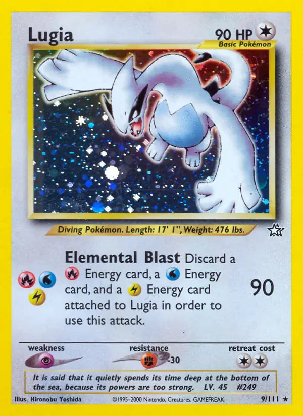 Lugia - Neo Genesis (Holo Rare) [9] Kortspil