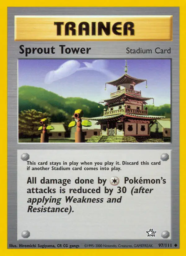 Sprout Tower⁣ - Neo Genesis⁣ (Uncommon)⁣ [97] English / Excellent / 1st-Edition