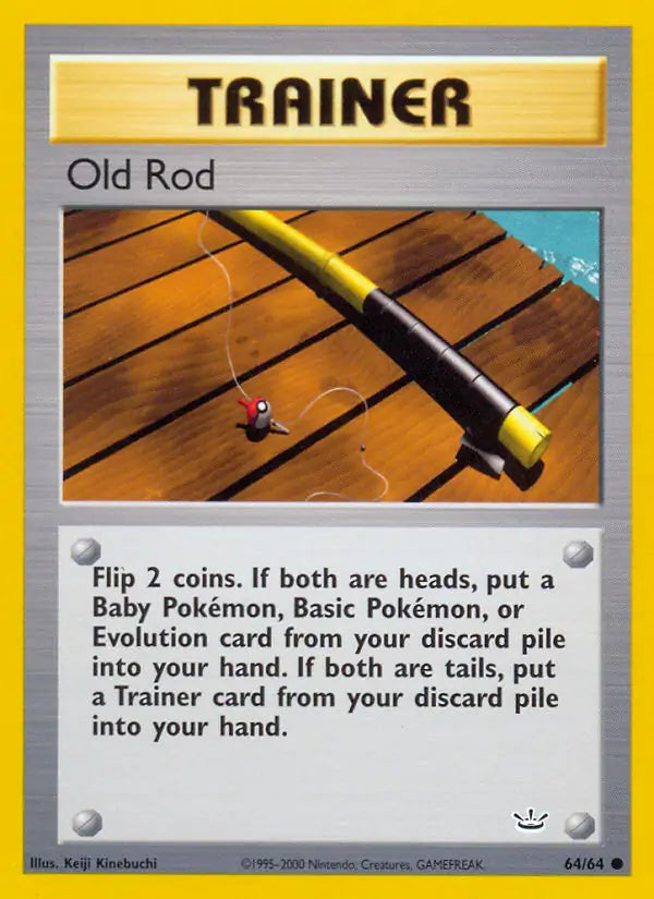 Old Rod⁣ - Neo Revelation⁣ (Common)⁣ [64] English / Played / Normal
