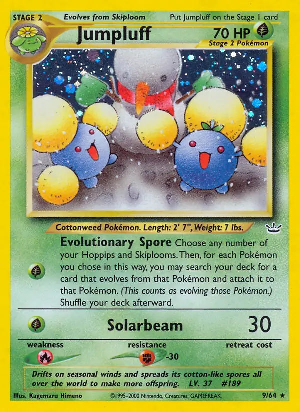 Jumpluff⁣ - Neo Revelation⁣ (Holo Rare)⁣ [9] English / Played / Normal