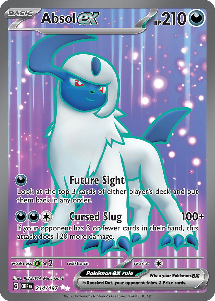 Absol ex⁣ - Obsidian Flames⁣ (Ultra Rare)⁣ [214] English / Near Mint / Normal