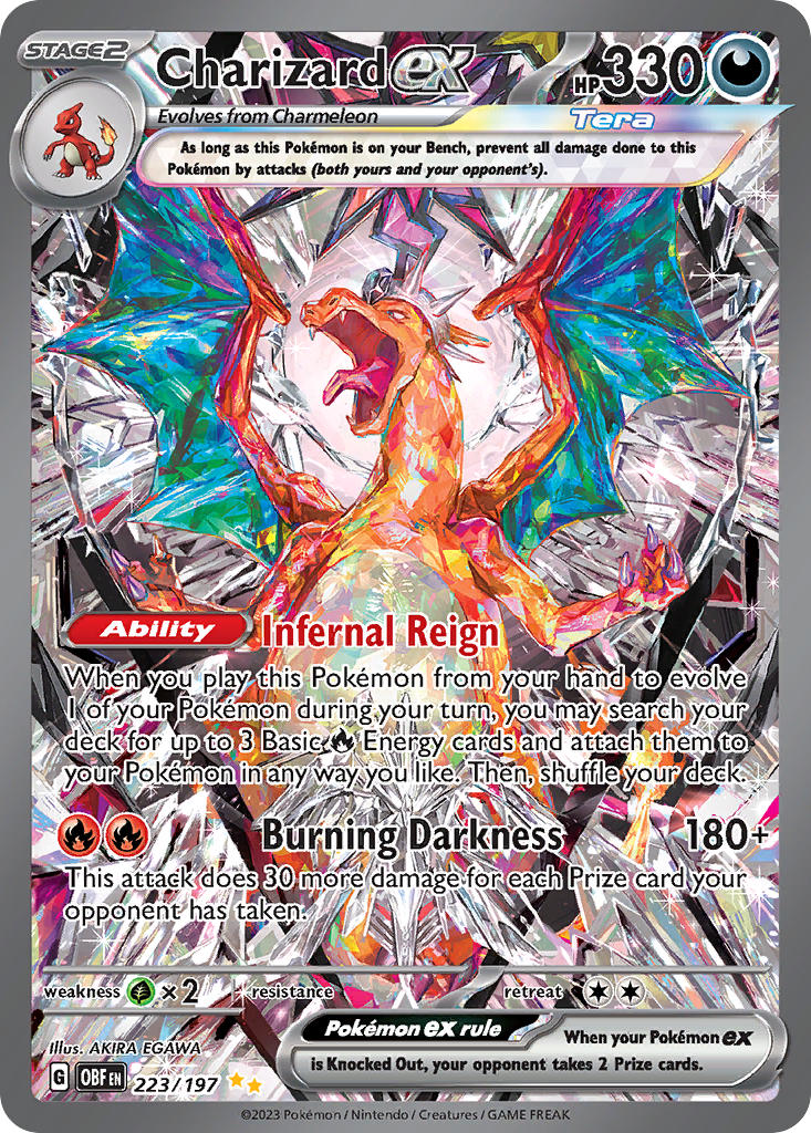 Charizard ex⁣ - Obsidian Flames⁣ (Special Illustration Rare)⁣ [223] English / Near Mint / Normal
