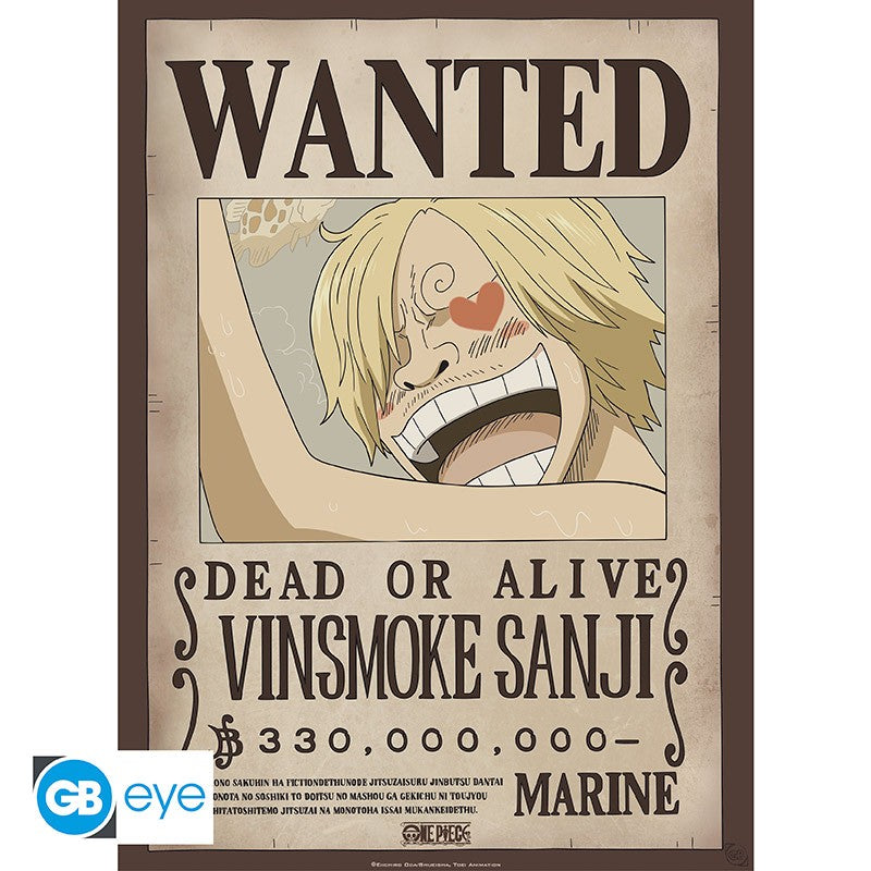 One Piece Wanted Sanji Poster/Plakat 52x38cm Dekoration