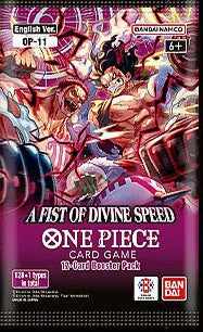 One Piece Card Game: A Fist of Divine Speed (OP11) Booster Pack Kortspil