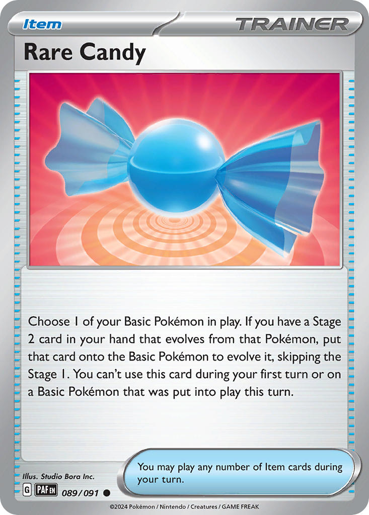 Rare Candy⁣ - Paldean Fates⁣ (Common)⁣ [089] English / Near Mint / Reverse-Holo Normal