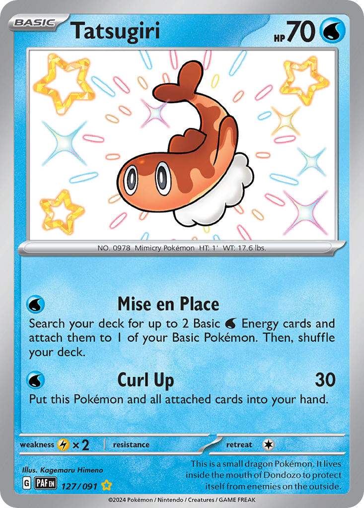 Tatsugiri⁣ - Paldean Fates⁣ (Shiny Rare)⁣ [127] English / Near Mint / Normal