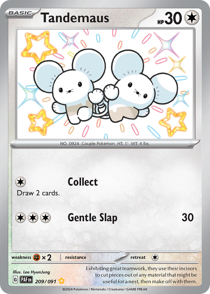 Tandemaus⁣ - Paldean Fates⁣ (Shiny Rare)⁣ [209] English / Near Mint / Normal