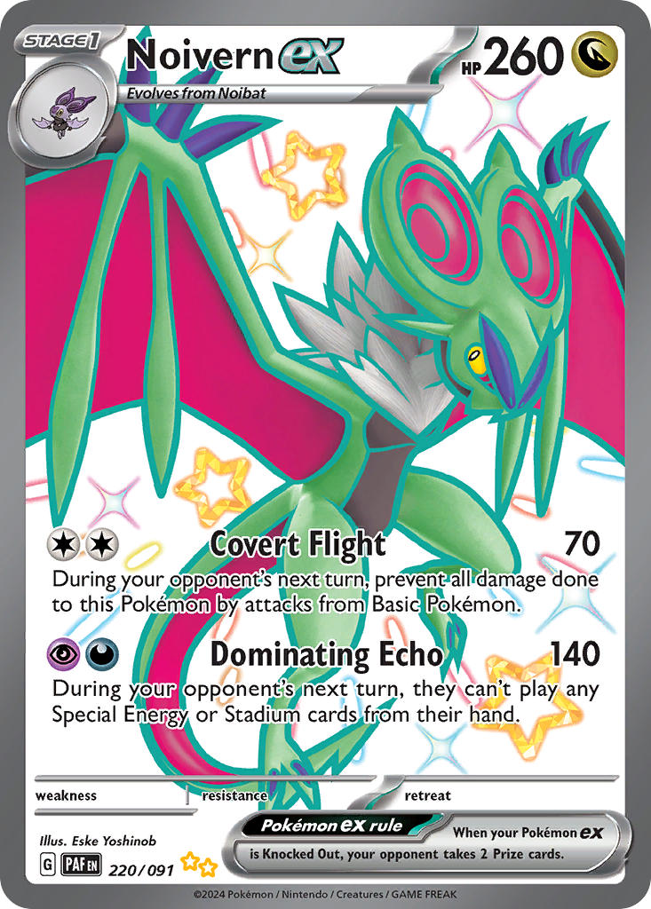 Noivern ex⁣ - Paldean Fates⁣ (Shiny Ultra Rare)⁣ [220] English / Near Mint / Normal