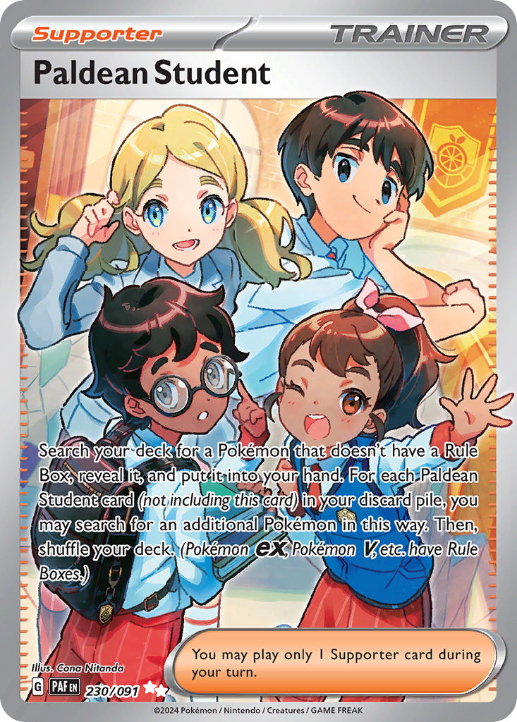 Paldean Student⁣ - Paldean Fates⁣ (Ultra Rare)⁣ [230] English / Near Mint / Normal