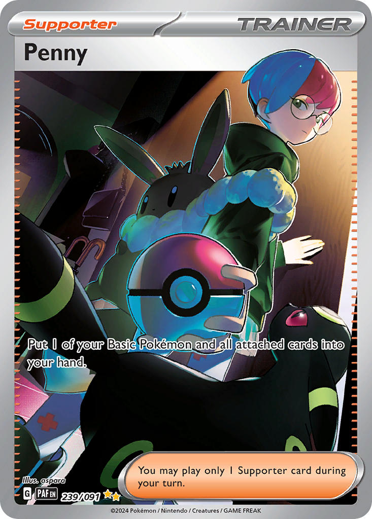 Penny⁣ - Paldean Fates⁣ (Special Illustration Rare)⁣ [239] English / Near Mint / Normal
