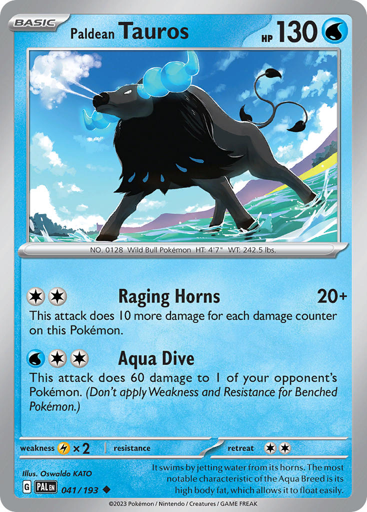 Paldean Tauros⁣ - Paldea Evolved⁣ (Uncommon)⁣ [041] English / Near Mint / Normal