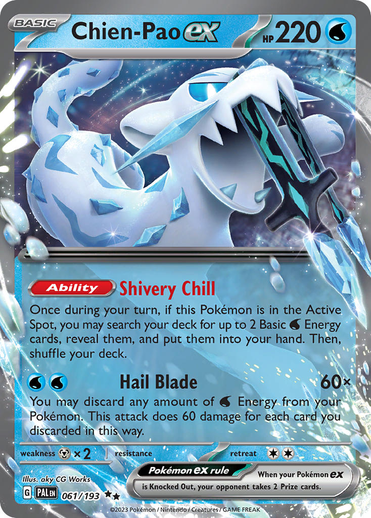 Chien-Pao ex - Paldea Evolved (Double Rare) [061] Kortspil