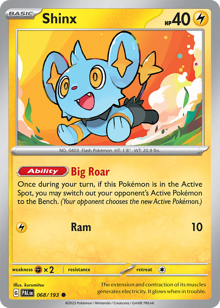 Shinx⁣ - Paldea Evolved⁣ (Common)⁣ [068] English / Near Mint / Normal