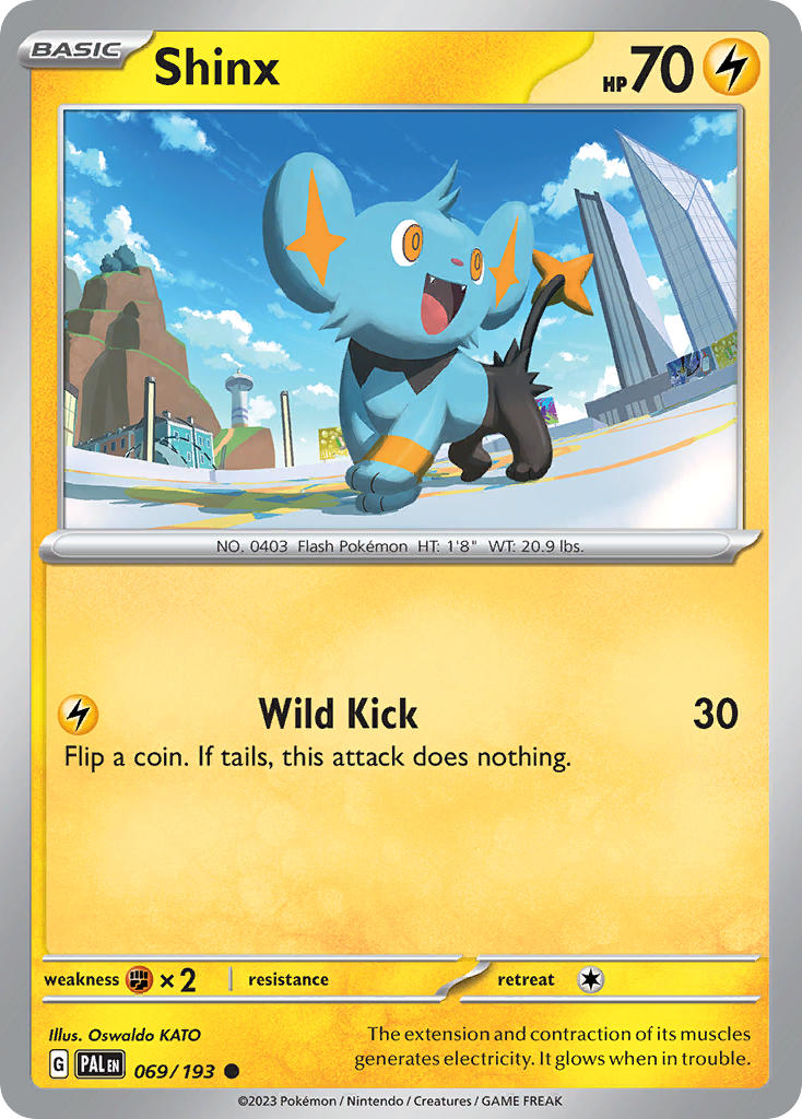 Shinx⁣ - Paldea Evolved⁣ (Common)⁣ [069] English / Near Mint / Reverse-Holo Normal