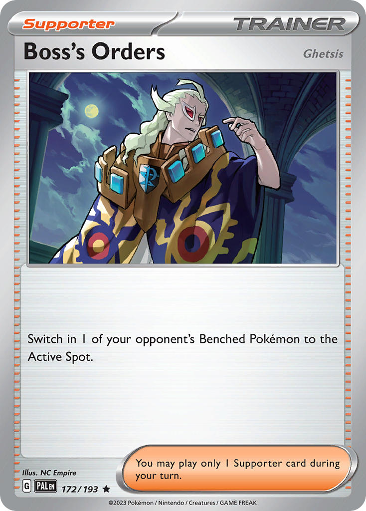 Boss's Orders⁣ - Paldea Evolved⁣ (Rare)⁣ [172]