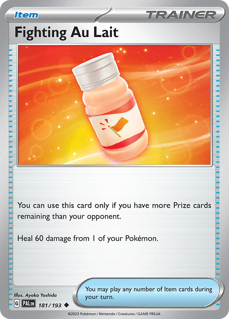 Fighting Au Lait⁣ - Paldea Evolved⁣ (Uncommon)⁣ [181] English / Near Mint / Reverse-Holo Normal