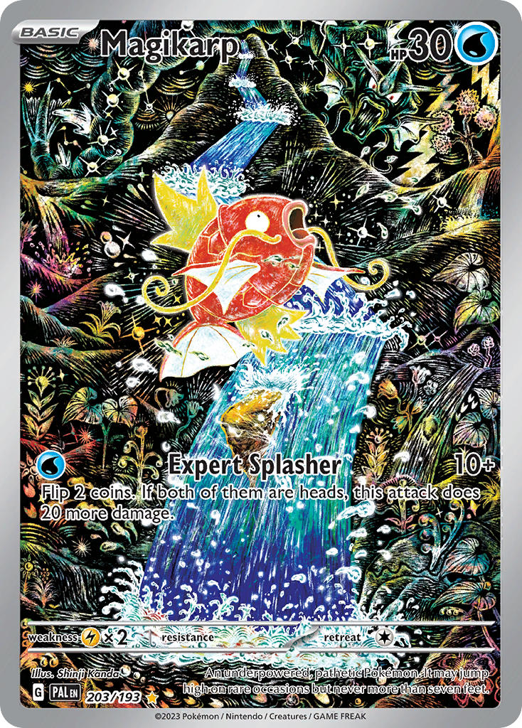 Magikarp⁣ - Paldea Evolved⁣ (Illustration Rare)⁣ [203] English / Near Mint / Normal