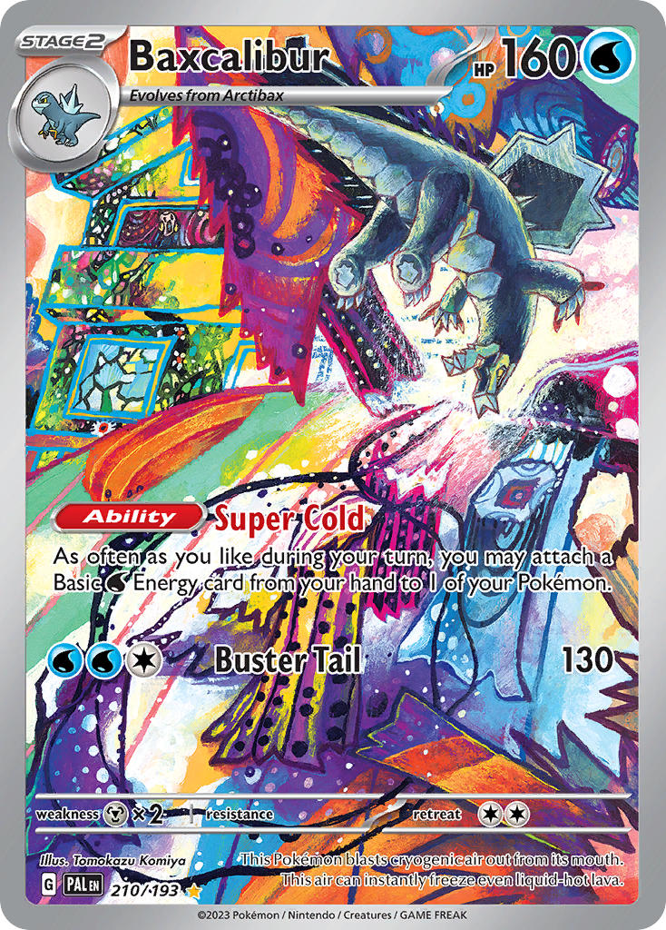 Baxcalibur⁣ - Paldea Evolved⁣ (Illustration Rare)⁣ [210] English / Near Mint / Normal