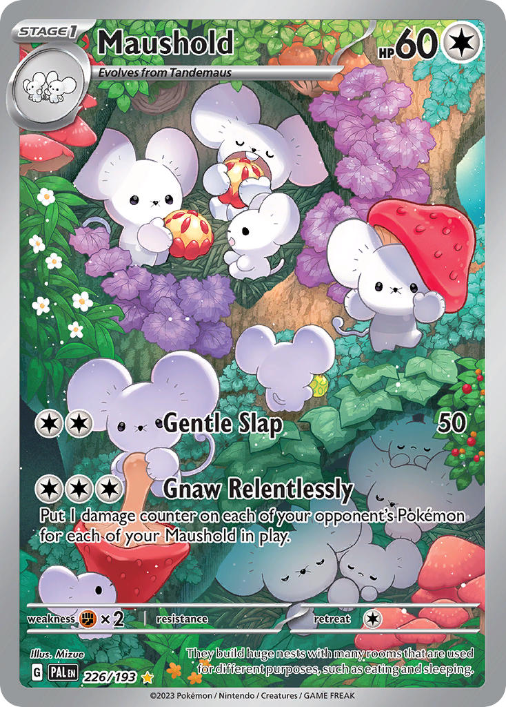 Maushold⁣ - Paldea Evolved⁣ (Illustration Rare)⁣ [226] English / Near Mint / Normal