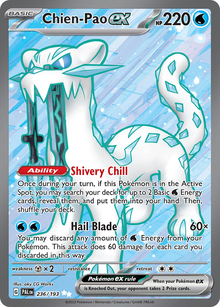 Chien-Pao ex⁣ - Paldea Evolved⁣ (Ultra Rare)⁣ [236] English / Excellent / Normal