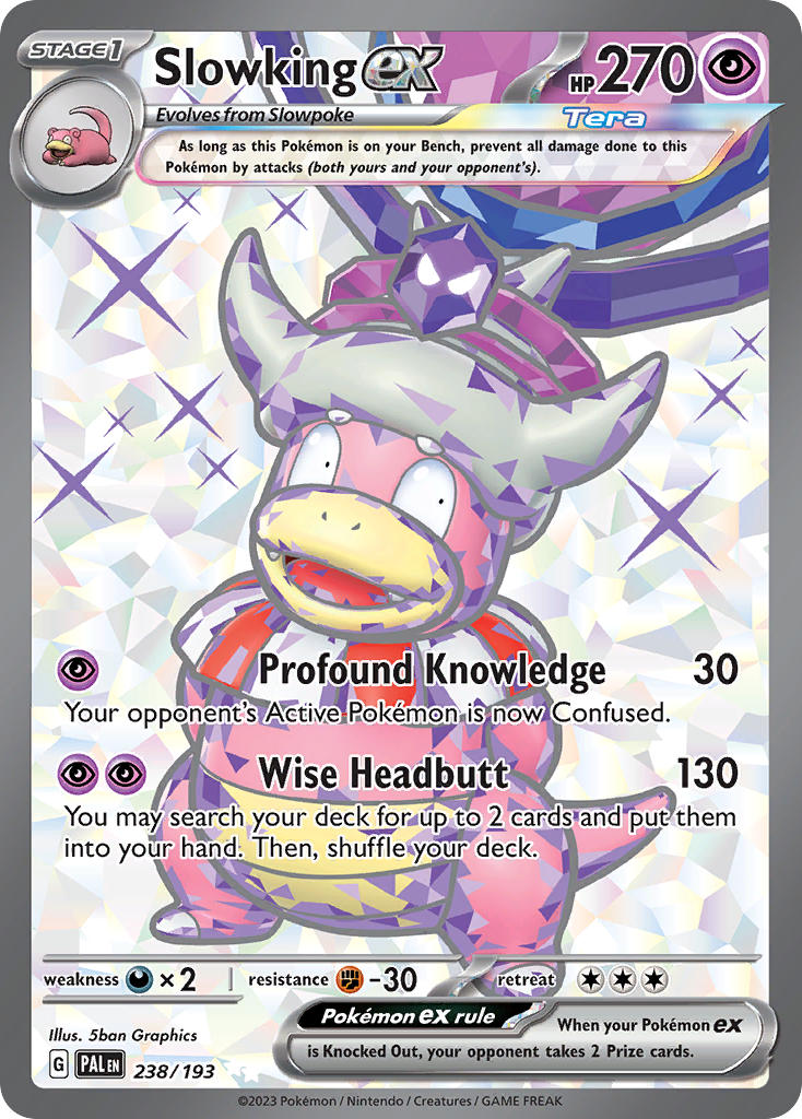 Slowking ex⁣ - Paldea Evolved⁣ (Ultra Rare)⁣ [238] English / Near Mint / Normal