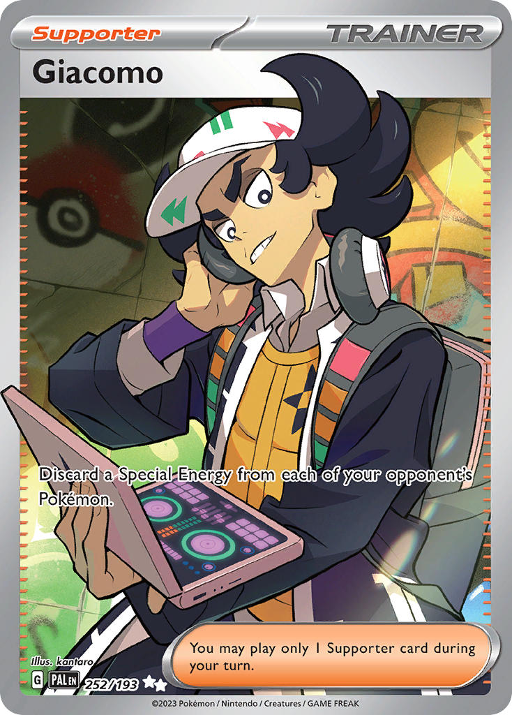 Giacomo⁣ - Paldea Evolved⁣ (Ultra Rare)⁣ [252] English / Excellent / Normal