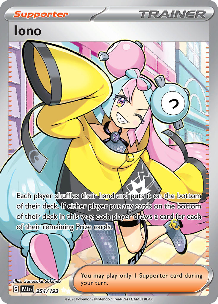 Iono⁣ - Paldea Evolved⁣ (Ultra Rare)⁣ [254] English / Near Mint / Normal