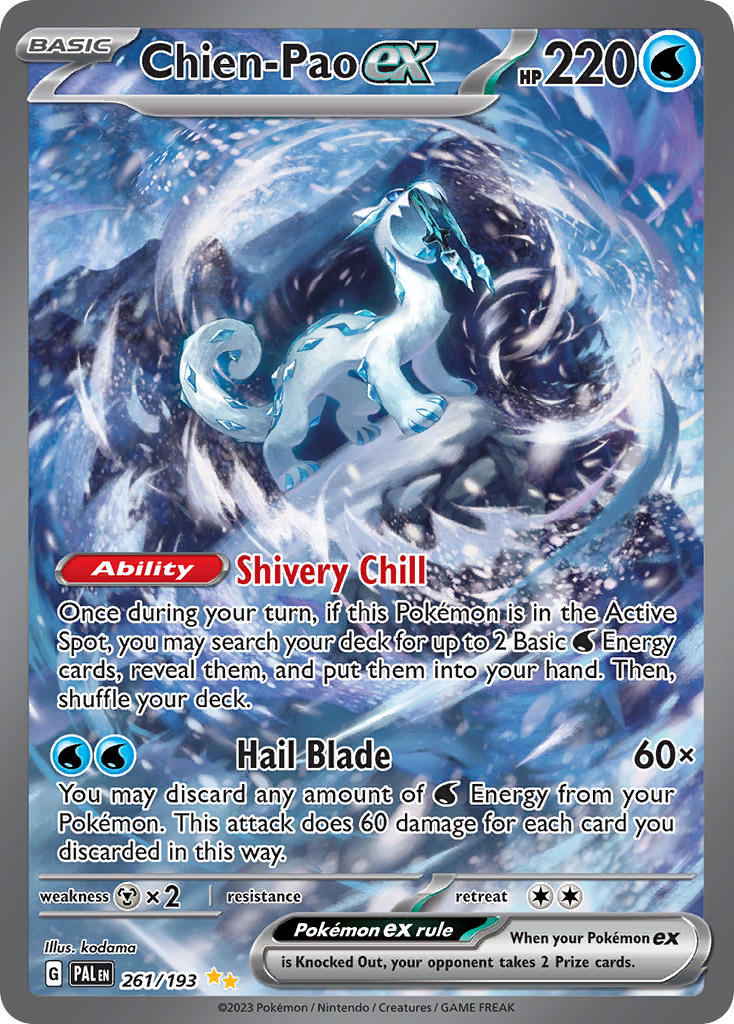 Chien-Pao ex⁣ - Paldea Evolved⁣ (Special Illustration Rare)⁣ [261] English / Near Mint / Normal
