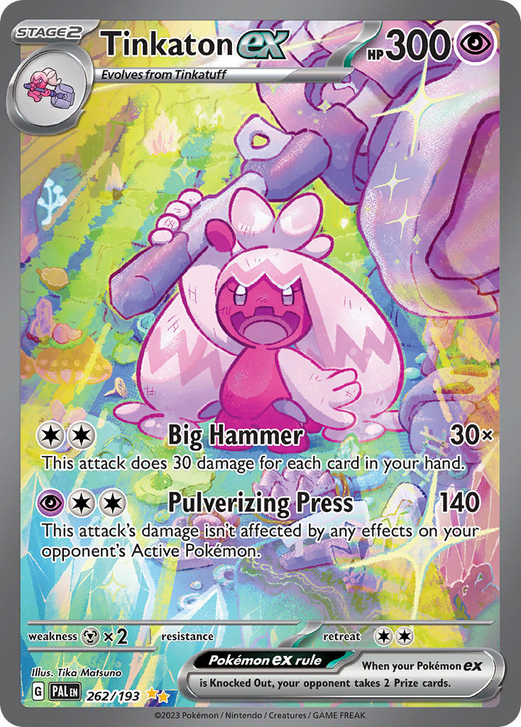 Tinkaton ex⁣ - Paldea Evolved⁣ (Special Illustration Rare)⁣ [262] English / Near Mint / Normal