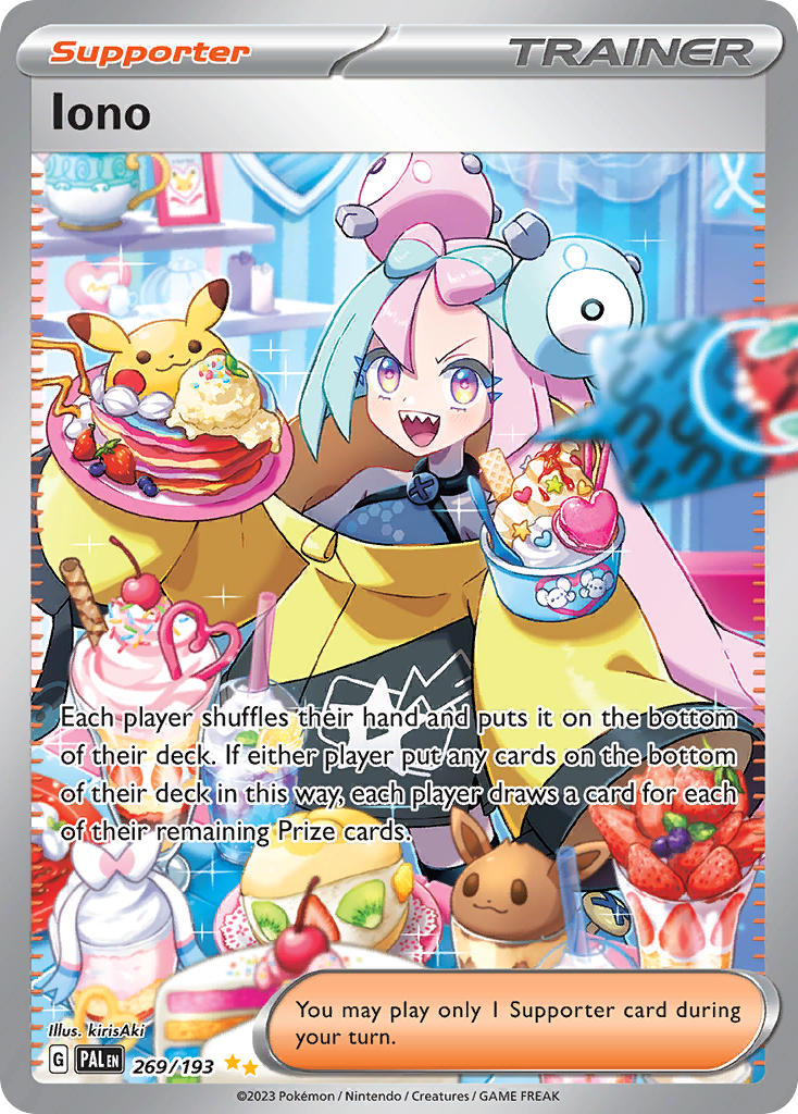 Iono⁣ - Paldea Evolved⁣ (Special Illustration Rare)⁣ [269] English / Near Mint / Normal