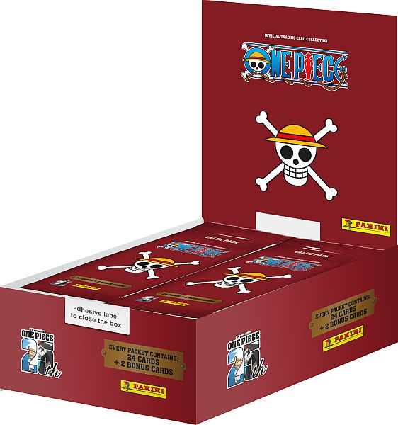 Panini: One Piece Samlekort - 25th Anniversary - Fat Pack Booster Display Box Kortspil
