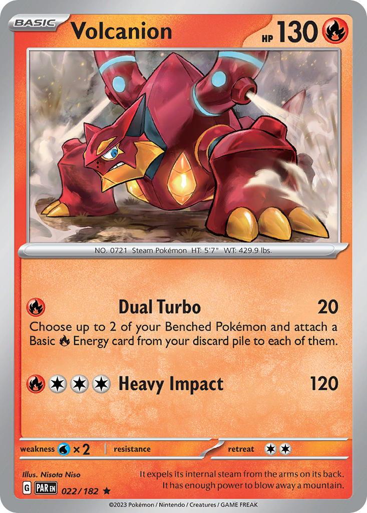 Volcanion⁣ - Paradox Rift⁣ (Rare)⁣ [022] – Matraws