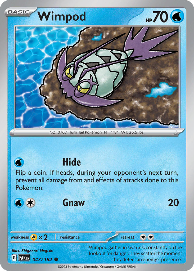Wimpod⁣ - Paradox Rift⁣ (Common)⁣ [047] English / Near Mint / Reverse-Holo Normal