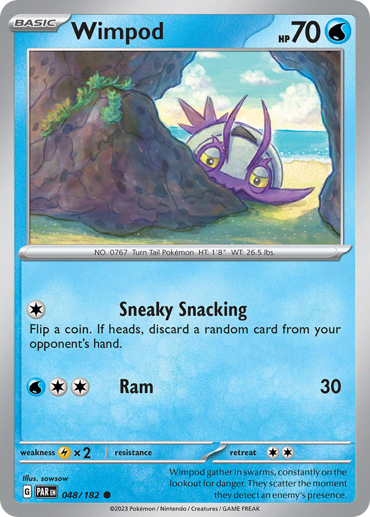 Wimpod⁣ - Paradox Rift⁣ (Common)⁣ [048] English / Near Mint / Reverse-Holo Normal