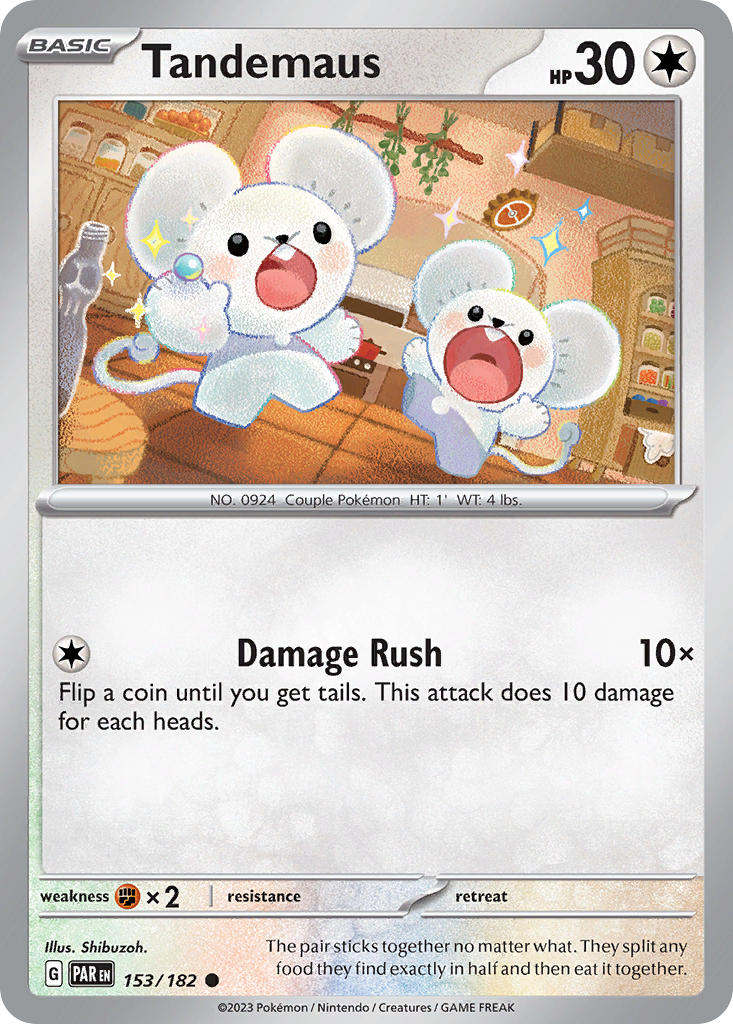 Tandemaus⁣ - Paradox Rift⁣ (Common)⁣ [153] English / Near Mint / Reverse-Holo Normal