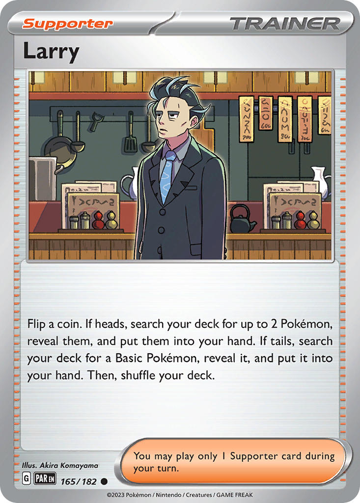 Larry⁣ - Paradox Rift⁣ (Common)⁣ [165] English / Near Mint / Reverse-Holo Normal