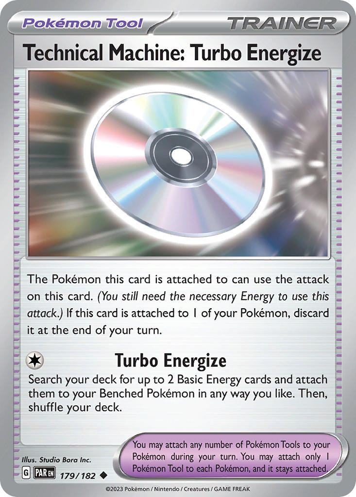 Technical Machine: Turbo Energize⁣ - Paradox Rift⁣ (Uncommon)⁣ [179] English / Near Mint / Reverse-Holo Normal