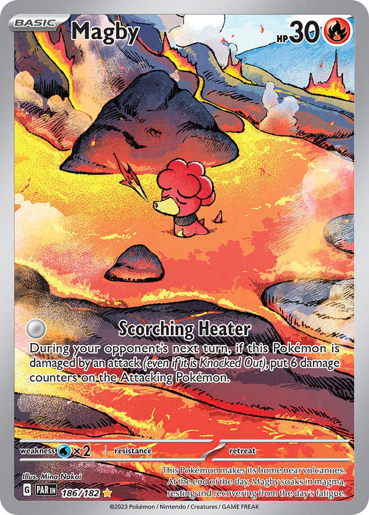 Magby⁣ - Paradox Rift⁣ (Illustration Rare)⁣ [186] English / Near Mint / Normal