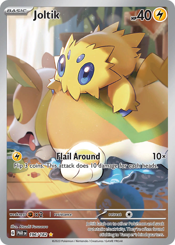 Joltik⁣ - Paradox Rift⁣ (Illustration Rare)⁣ [196] English / Near Mint / Normal