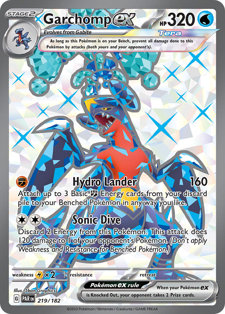 Garchomp ex⁣ - Paradox Rift⁣ (Ultra Rare)⁣ [219] English / Near Mint / Normal